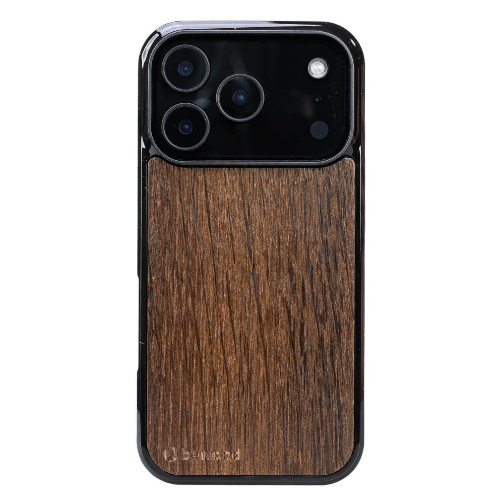 Drewniane Etui Bewood do iPhone 17 Pro DĄB WĘDZONY (1)