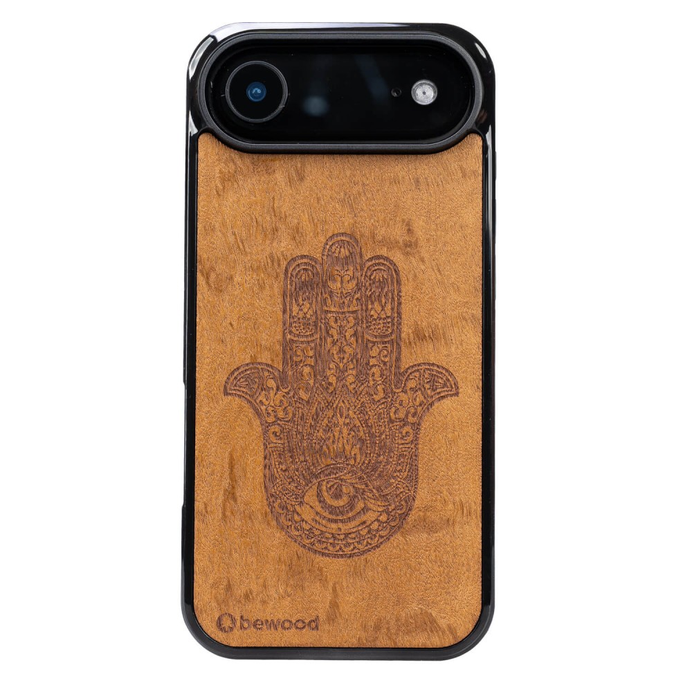 Drewniane Etui Bewood do iPhone Air HAMSA IMBUIA (1)