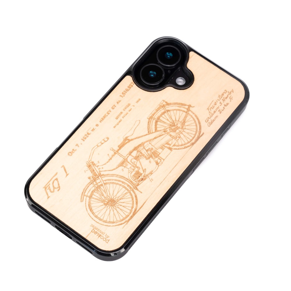 Drewniane Etui Bewood do iPhone 17 HARLEY PATENT ANIEGRE (3)