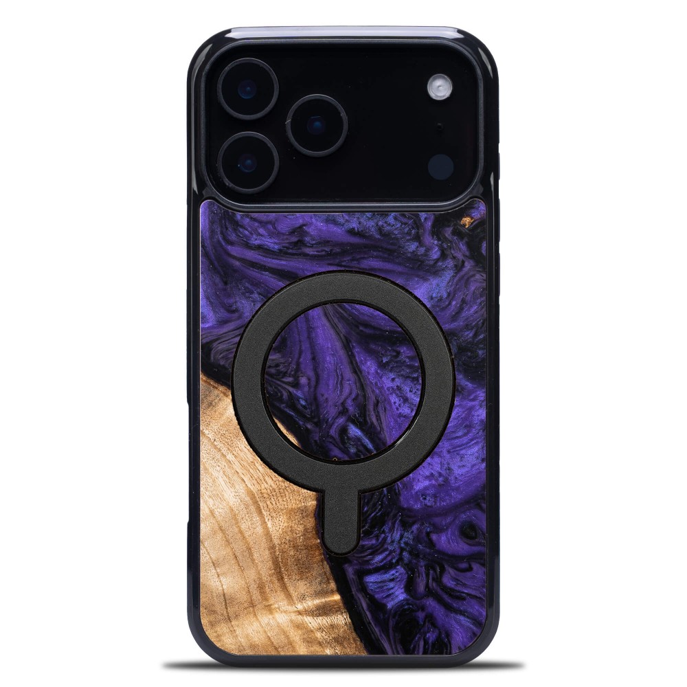 Etui Bewood Unique do iPhone 17 Pro Max - Violet z MagSafe (1)