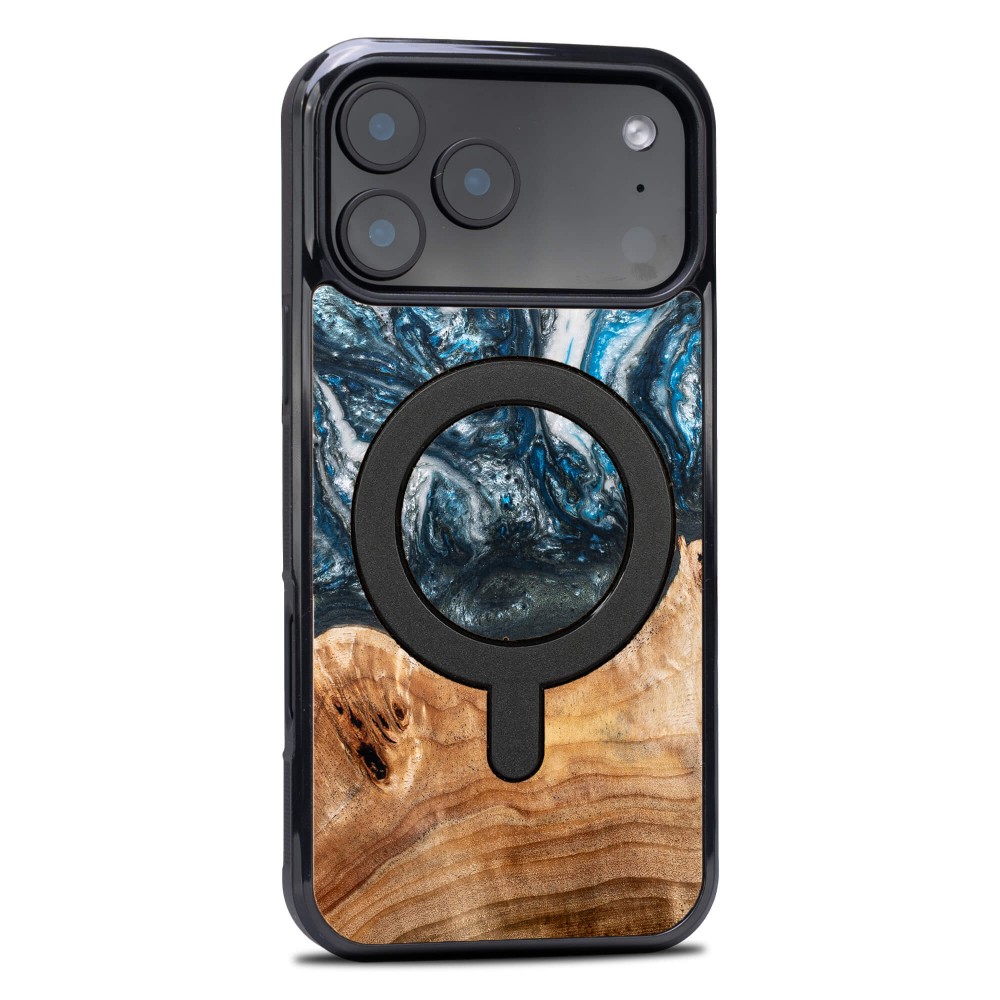 Bewood Resin Case for Apple iPhone 17 Pro Max - Planets - Earth with MagSafe (2)