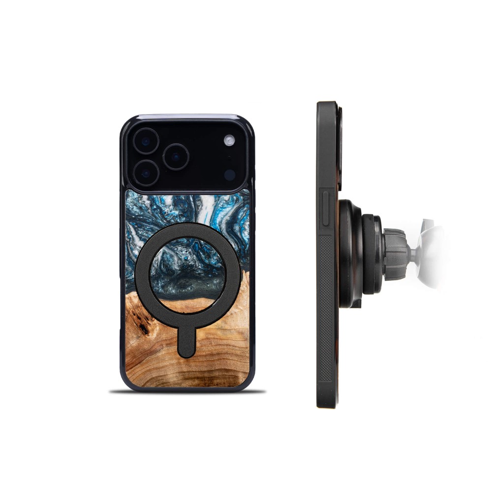 Bewood Resin Case for Apple iPhone 17 Pro Max - Planets - Earth with MagSafe (3)