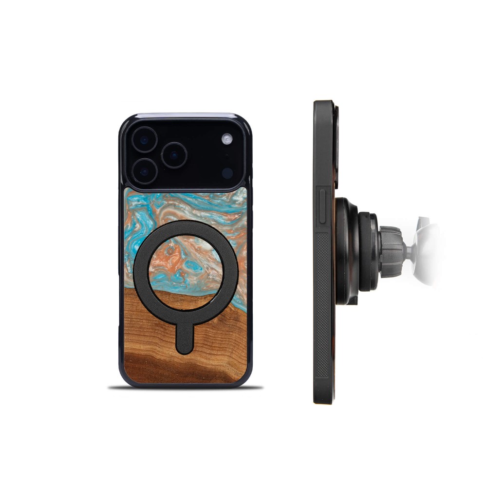 Etui Bewood Unique do iPhone 17 Pro Max - Planets - Saturn z MagSafe (3)