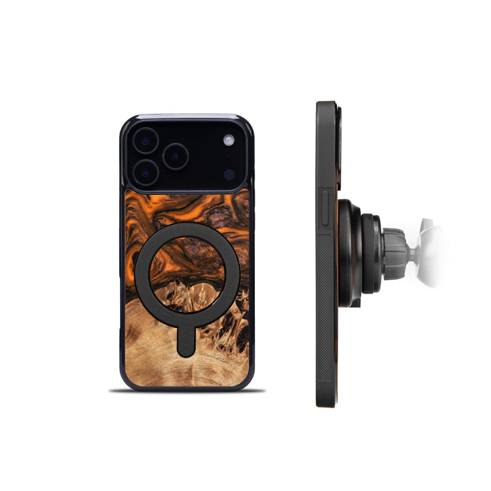 Etui Bewood Unique do iPhone 17 Pro Max - Orange z MagSafe (3)