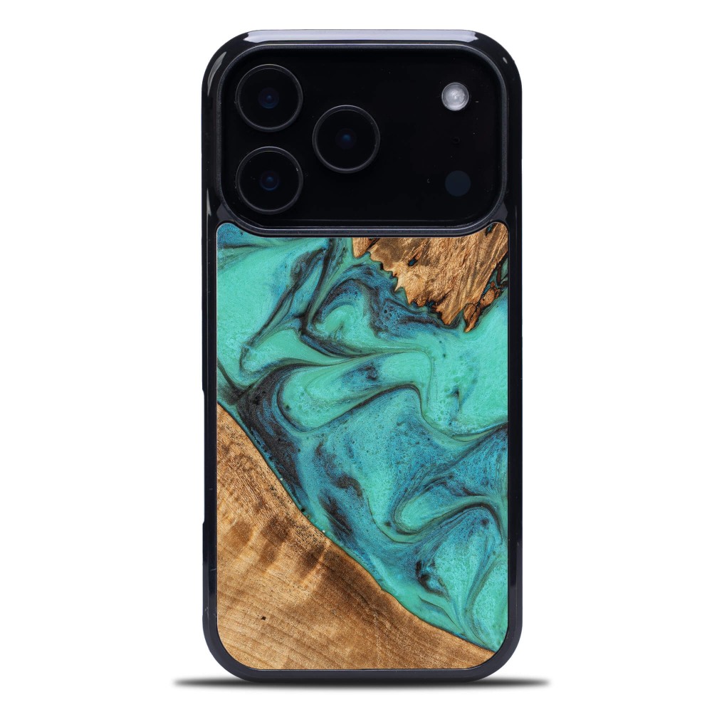 Etui Bewood Unique do iPhone 17 Pro - Turquoise (1)