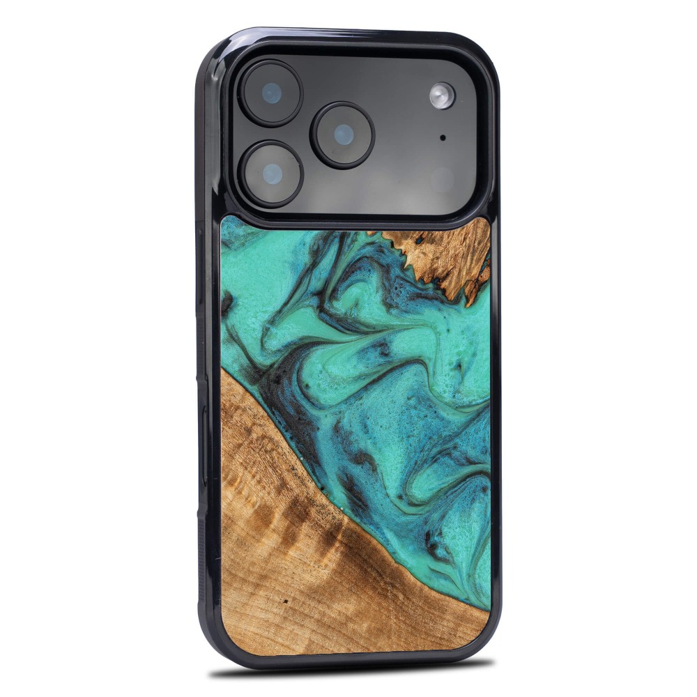 Etui Bewood Unique do iPhone 17 Pro - Turquoise (2)