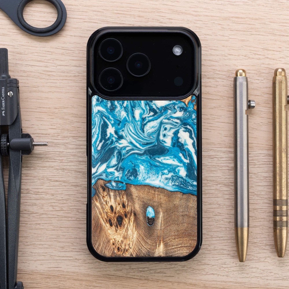 Etui Bewood Unique do iPhone 17 Pro - Planets - Uran (3)