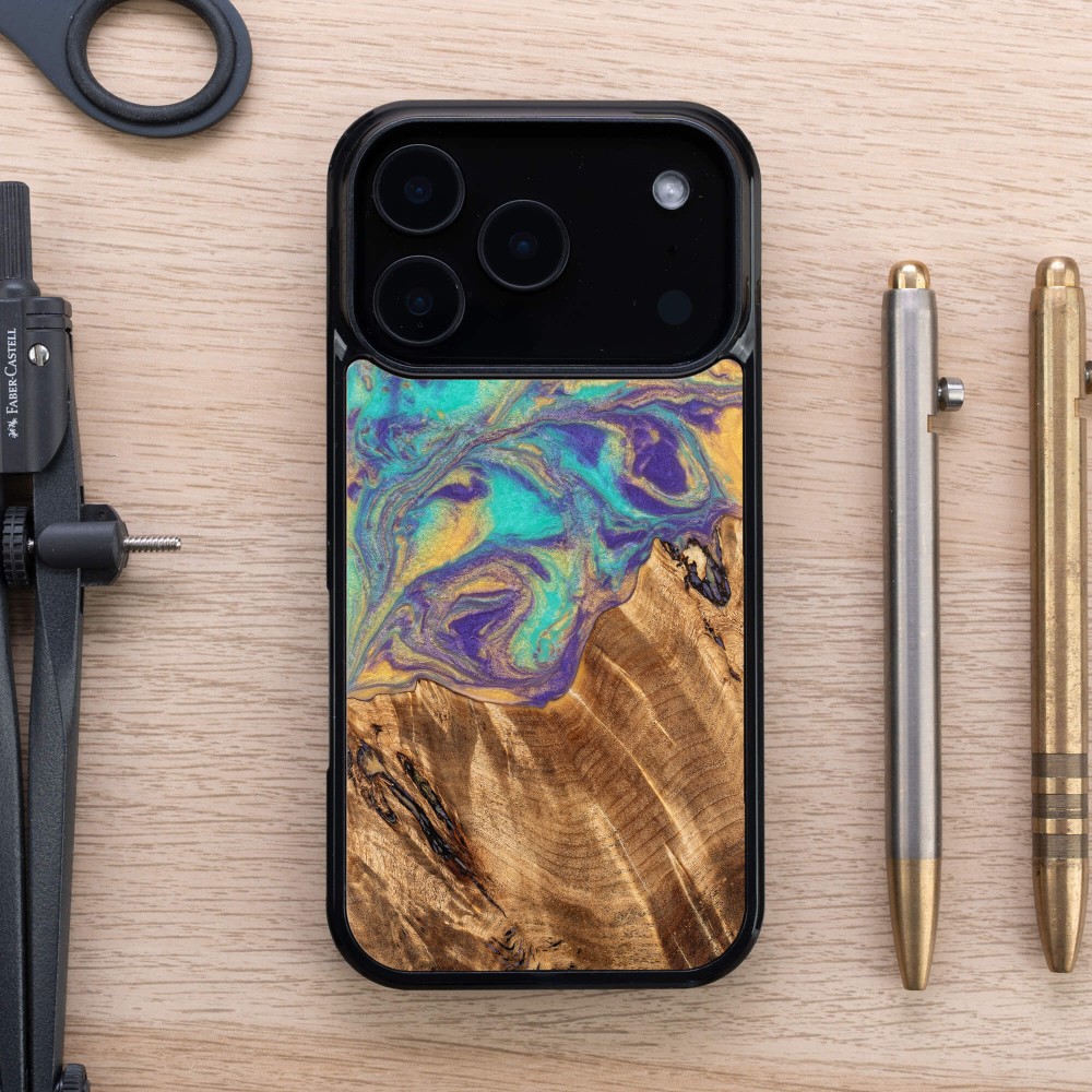 Etui Bewood Unique do iPhone 17 Pro - Planets - Merkury (3)