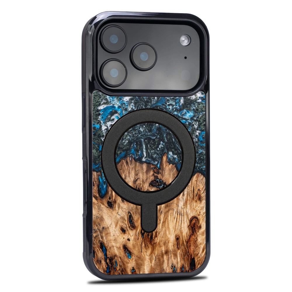 Etui Bewood Unique do iPhone 17 Pro - Planets - Ziemia z MagSafe (2)