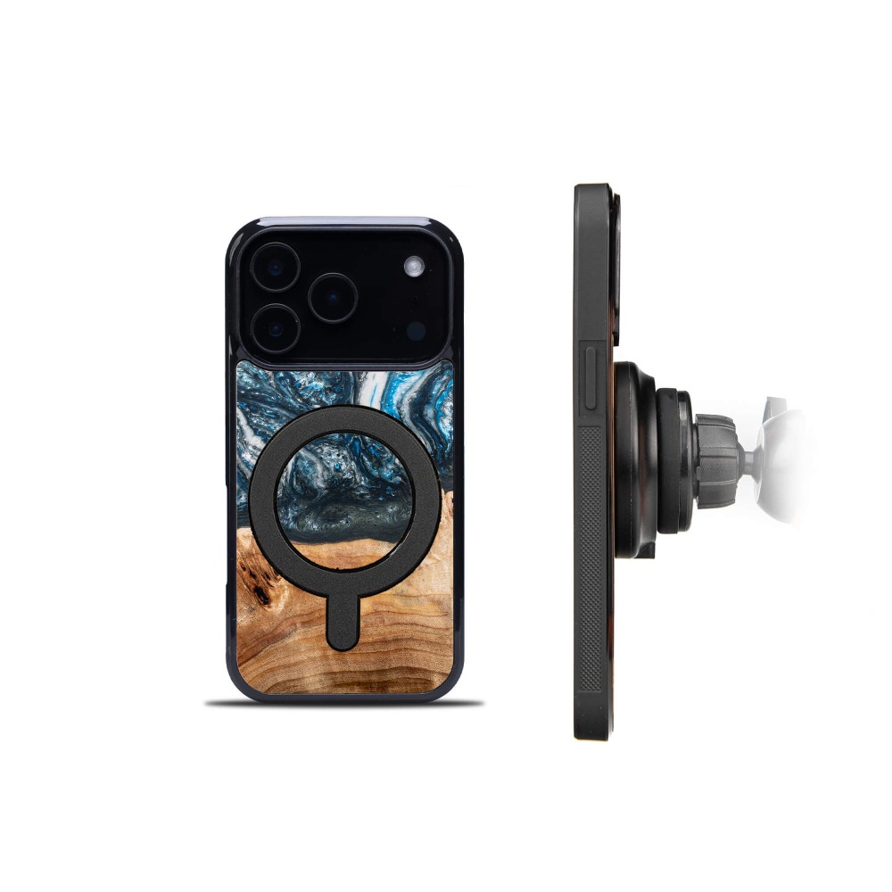 Etui Bewood Unique do iPhone 17 Pro - Planets - Ziemia z MagSafe (3)