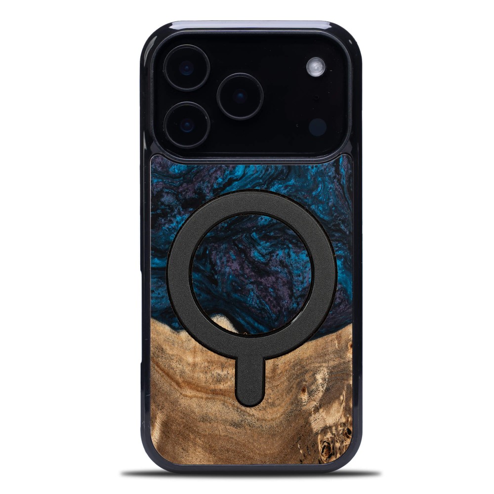 Etui Bewood Unique do iPhone 17 Pro - Planets - Neptun z MagSafe (1)