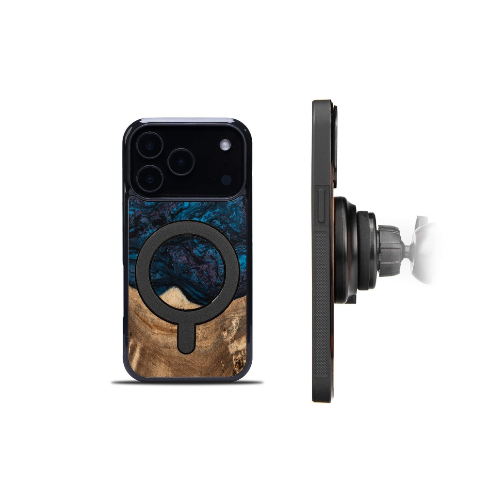 Etui Bewood Unique do iPhone 17 Pro - Planets - Neptun z MagSafe (3)