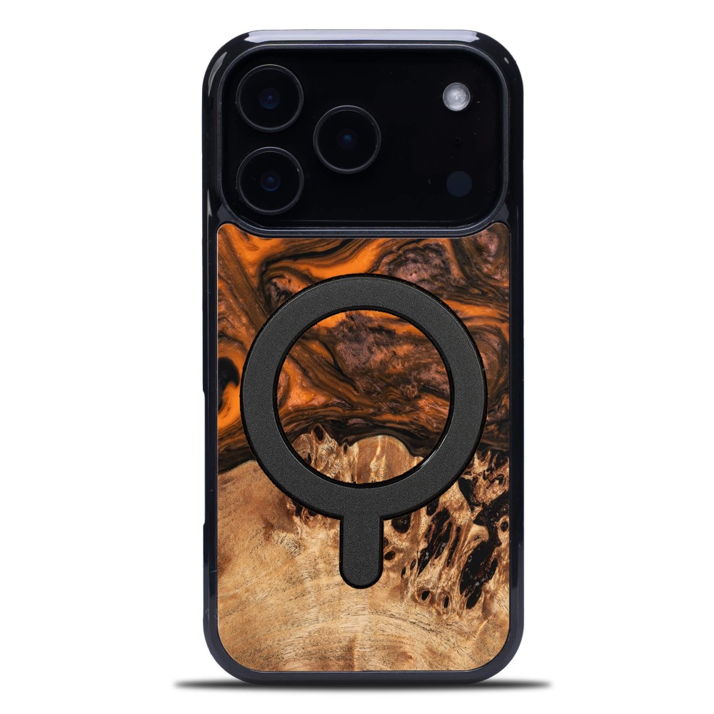 Etui Bewood Unique do iPhone 17 Pro - Orange z MagSafe (1)