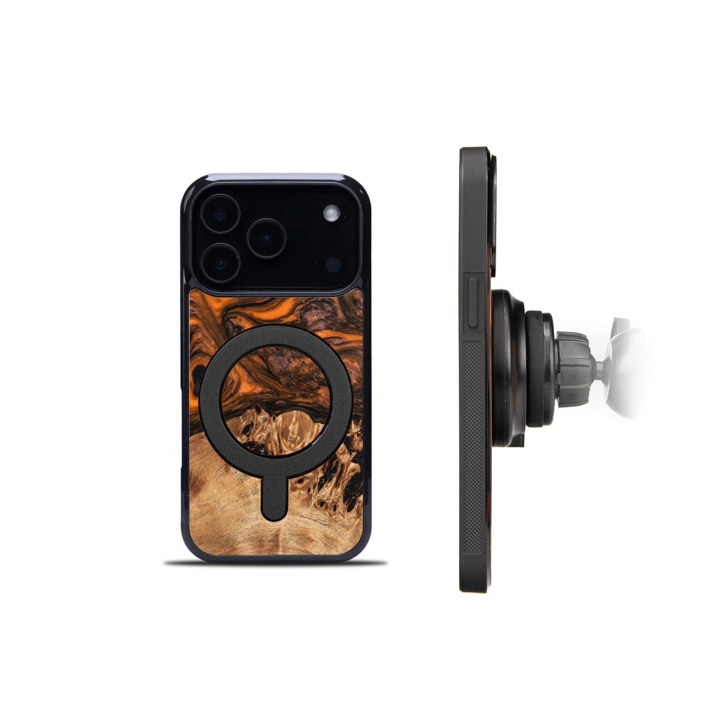 Etui Bewood Unique do iPhone 17 Pro - Orange z MagSafe (3)