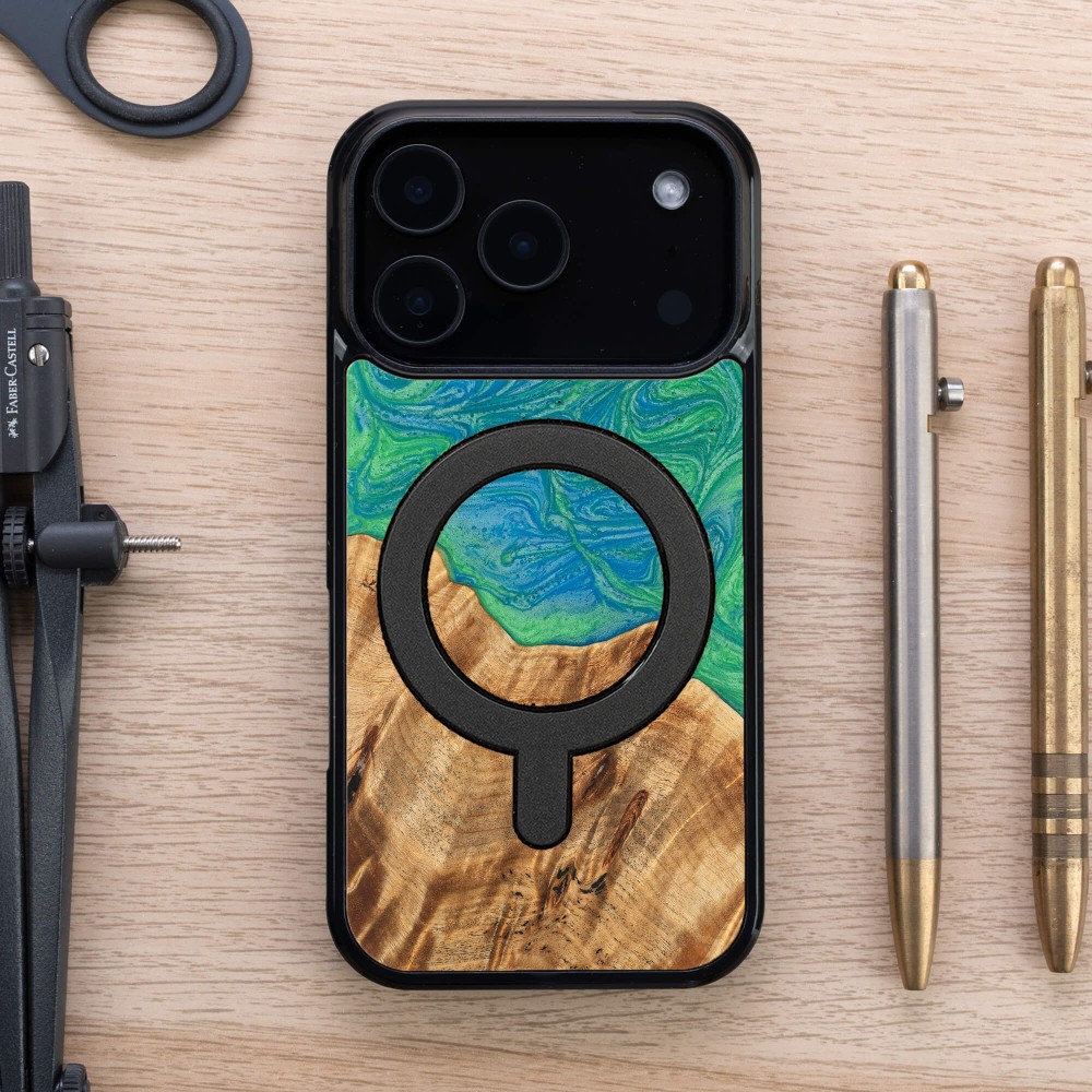 Etui Bewood Unique do iPhone 17 Pro - Neons - Tokyo z MagSafe (4)