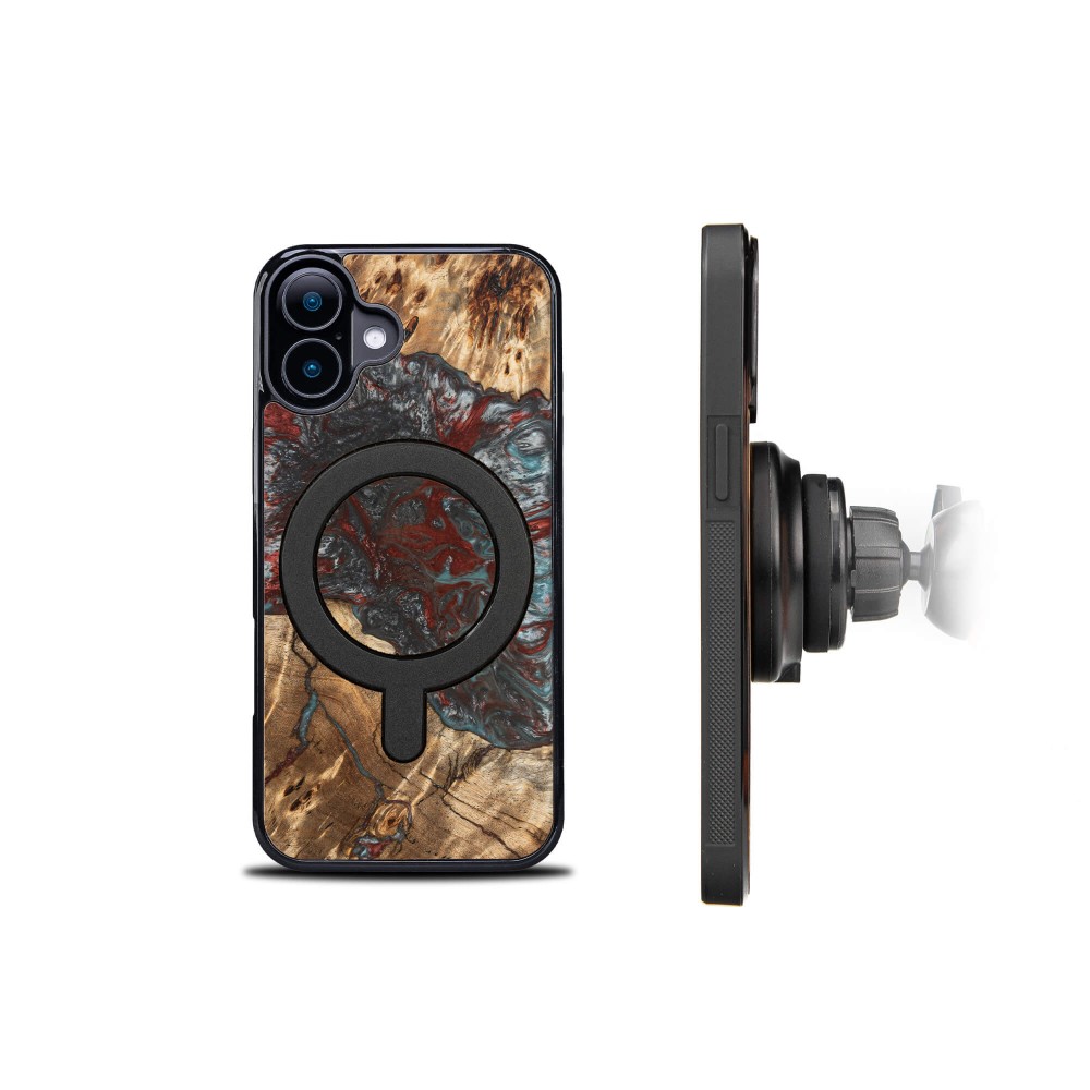 Etui Bewood Unique do iPhone 17 - Planets - Pluton z MagSafe (3)