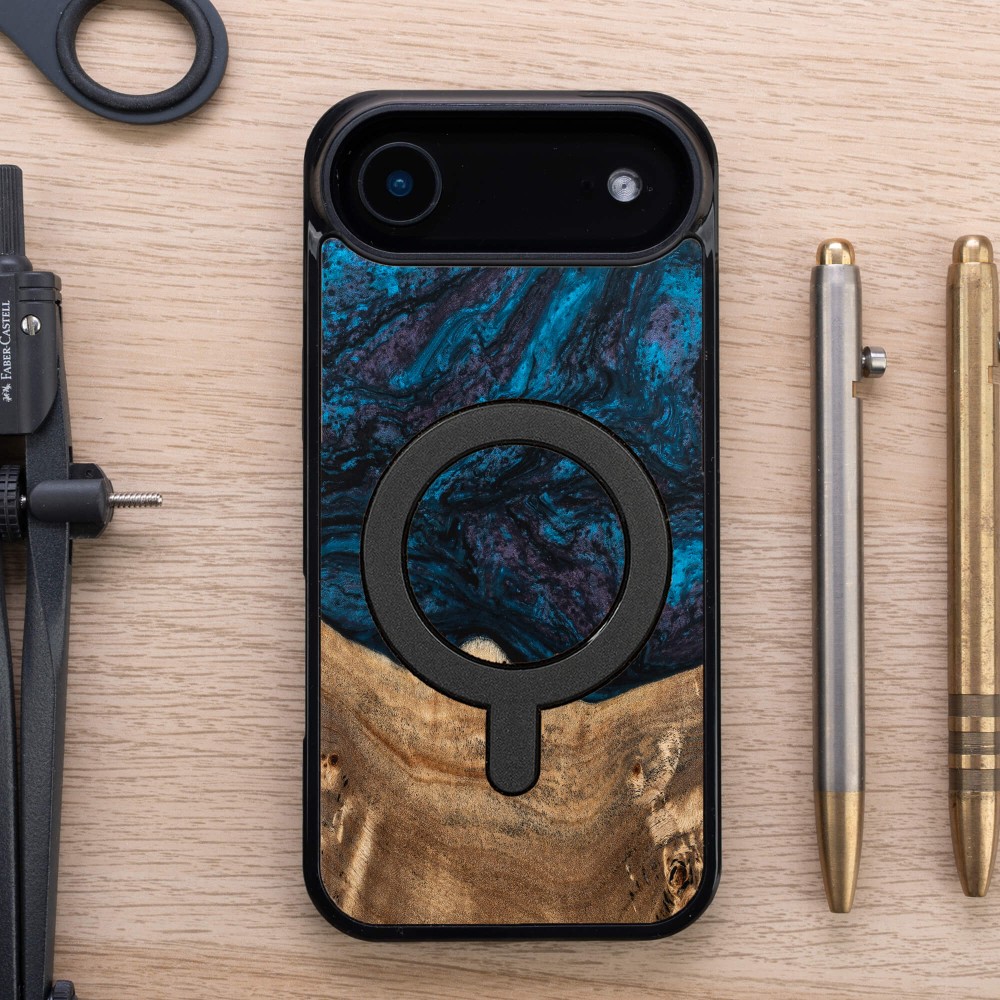 Etui Bewood Unique do iPhone Air - Planets - Neptun z MagSafe (4)