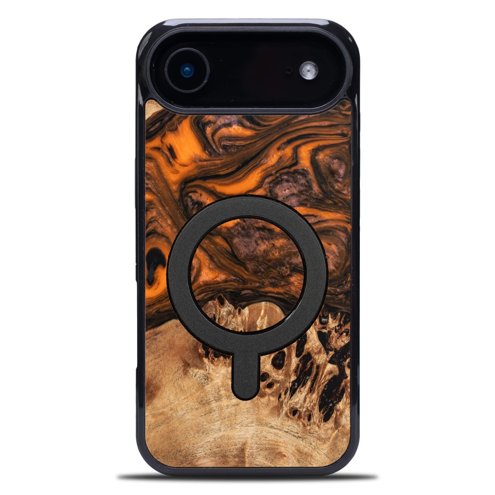 Etui Bewood Unique do iPhone Air - Orange z MagSafe (1)