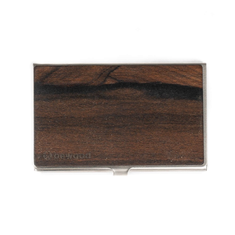Drewniany Wizytownik Bewood Inox Ziricote (2)