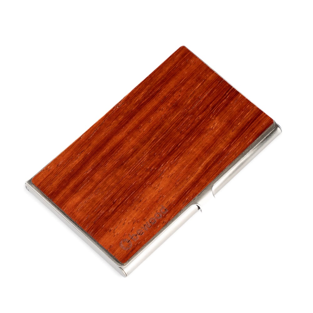 Drewniany Wizytownik Bewood Inox Padouk (1)