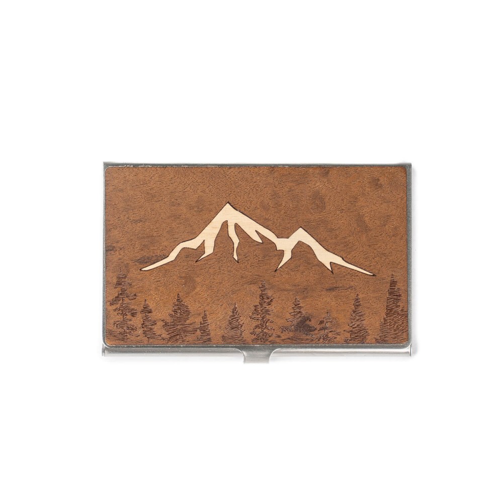 Drewniany Wizytownik Bewood Inox Góry Imbuia (2)