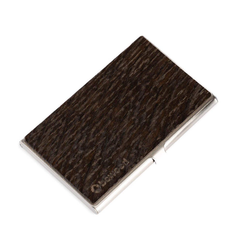 Drewniany Wizytownik Bewood Inox Dąb Wędzony (1)