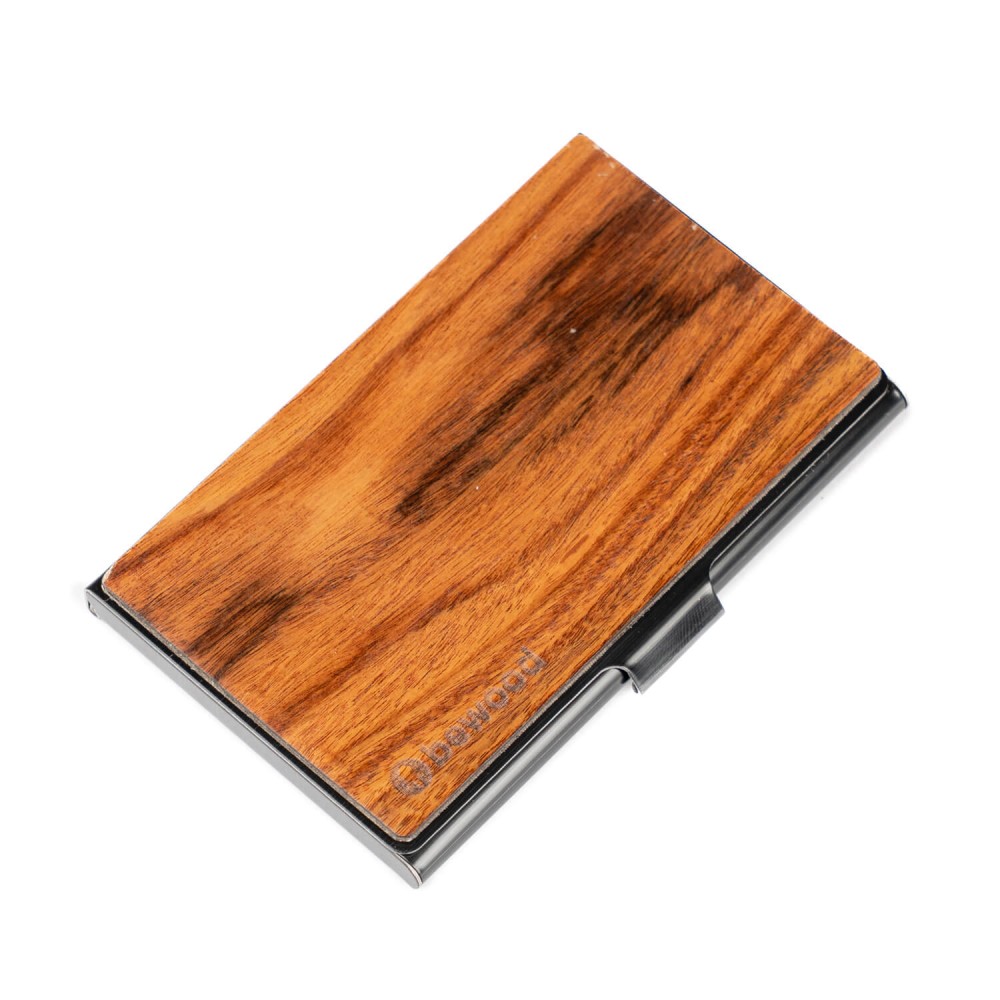 Drewniany Wizytownik Bewood Black Palisander Santos (1)