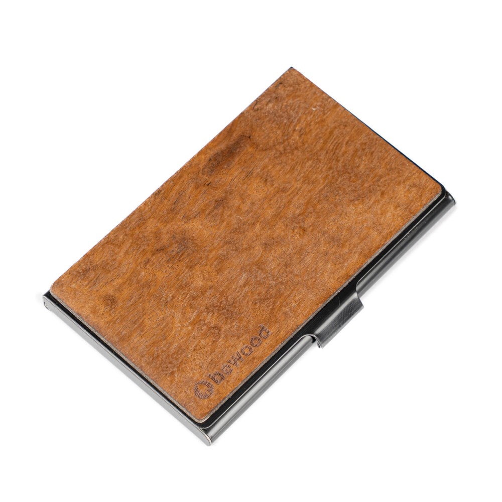 Drewniany Wizytownik Bewood Black Imbuia (1)