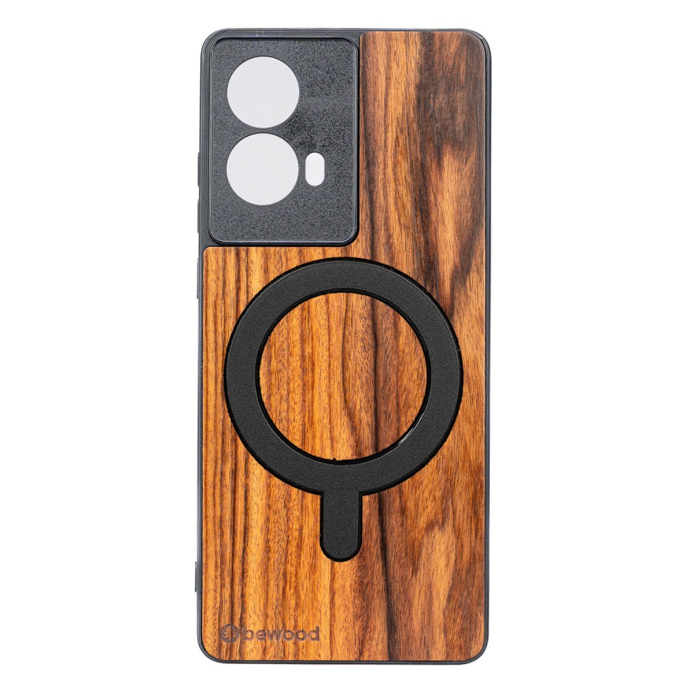 Drewniane Etui Bewood do Motorola G85 5G PALISANDER SANTOS z MagSafe (1)