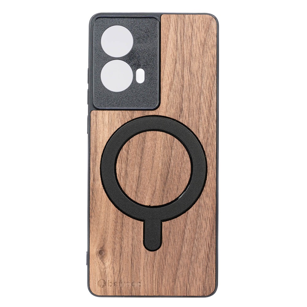 Drewniane Etui Bewood do Motorola G85 5G ORZECH AMERYKAŃSKI z MagSafe (1)
