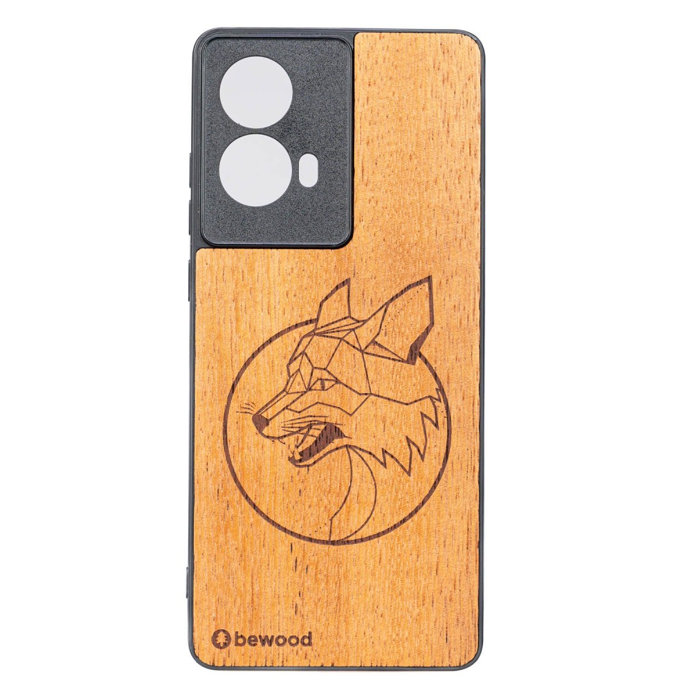 Drewniane Etui Bewood do Motorola G85 5G LIS MERBAU (1)
