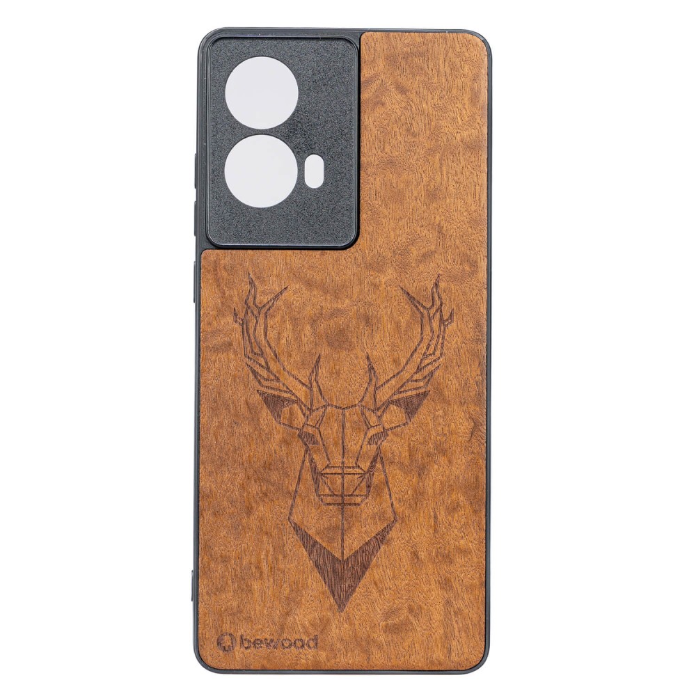 Drewniane Etui Bewood do Motorola G85 5G JELEŃ IMBUIA (1)