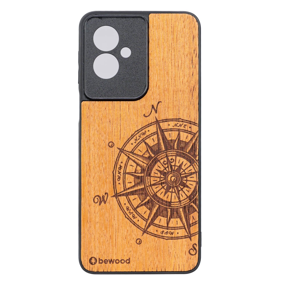 Drewniane Etui Bewood do Motorola G55 5G TRAVELER MERBAU (1)