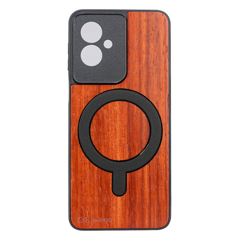 Drewniane Etui Bewood do Motorola G55 5G PADOUK z MagSafe (1)