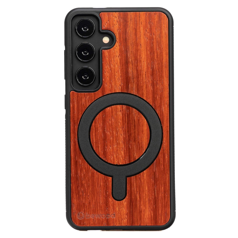 Drewniane Etui Bewood do Samsung Galaxy S25 FE 5G PADOUK z MagSafe (1)