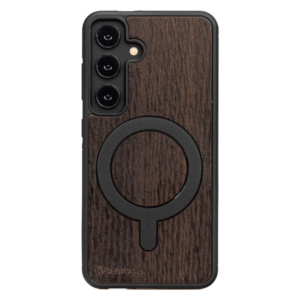 Drewniane Etui Bewood do Samsung Galaxy S25 FE 5G DĄB WĘDZONY z MagSafe (1)