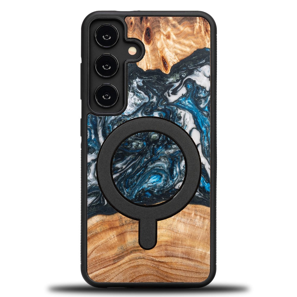 Etui Bewood Unique do Samsung Galaxy S25 FE 5G - Planets - Ziemia z MagSafe (1)