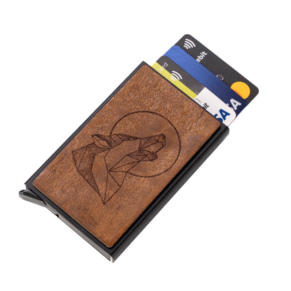 Etui na karty Bewood Wilk Imbuia (1)
