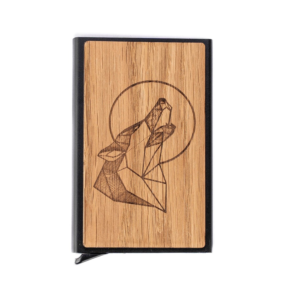 Etui na karty Bewood Wilk Dąb (2)