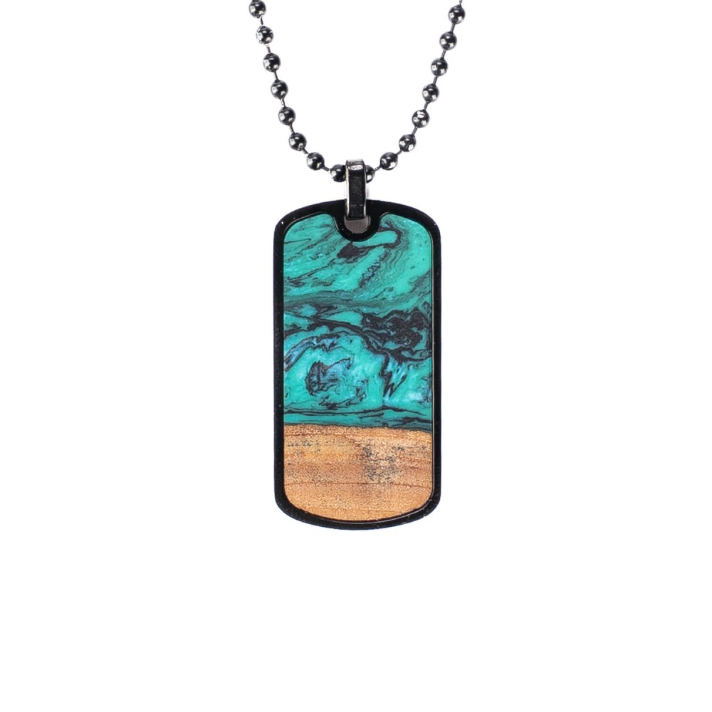 Nieśmiertelnik Bewood Unique - Turquoise (1)