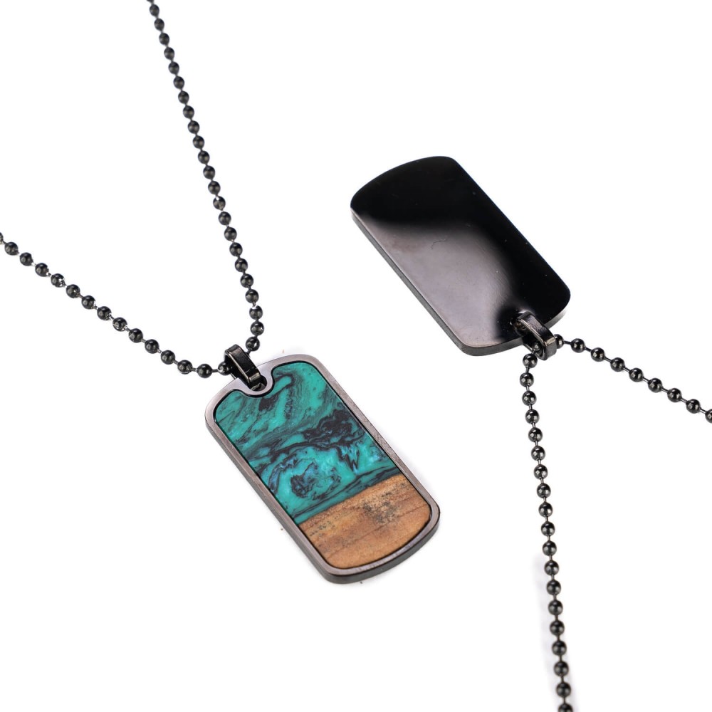 Nieśmiertelnik Bewood Unique - Turquoise (2)