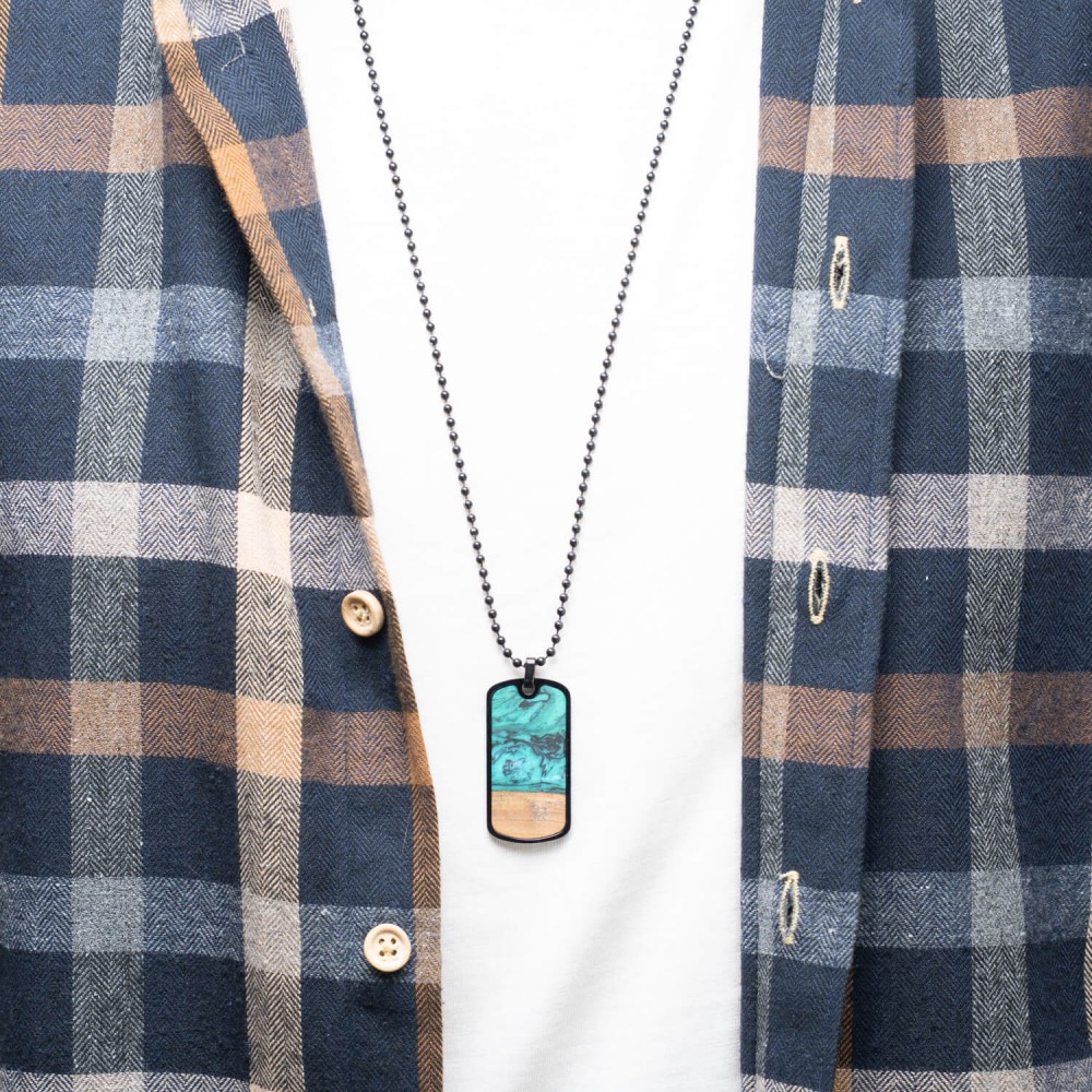 Nieśmiertelnik Bewood Unique - Turquoise (5)