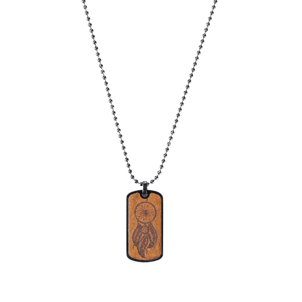 Dog tag Bewood  - Dreamcather Imbuia (3)
