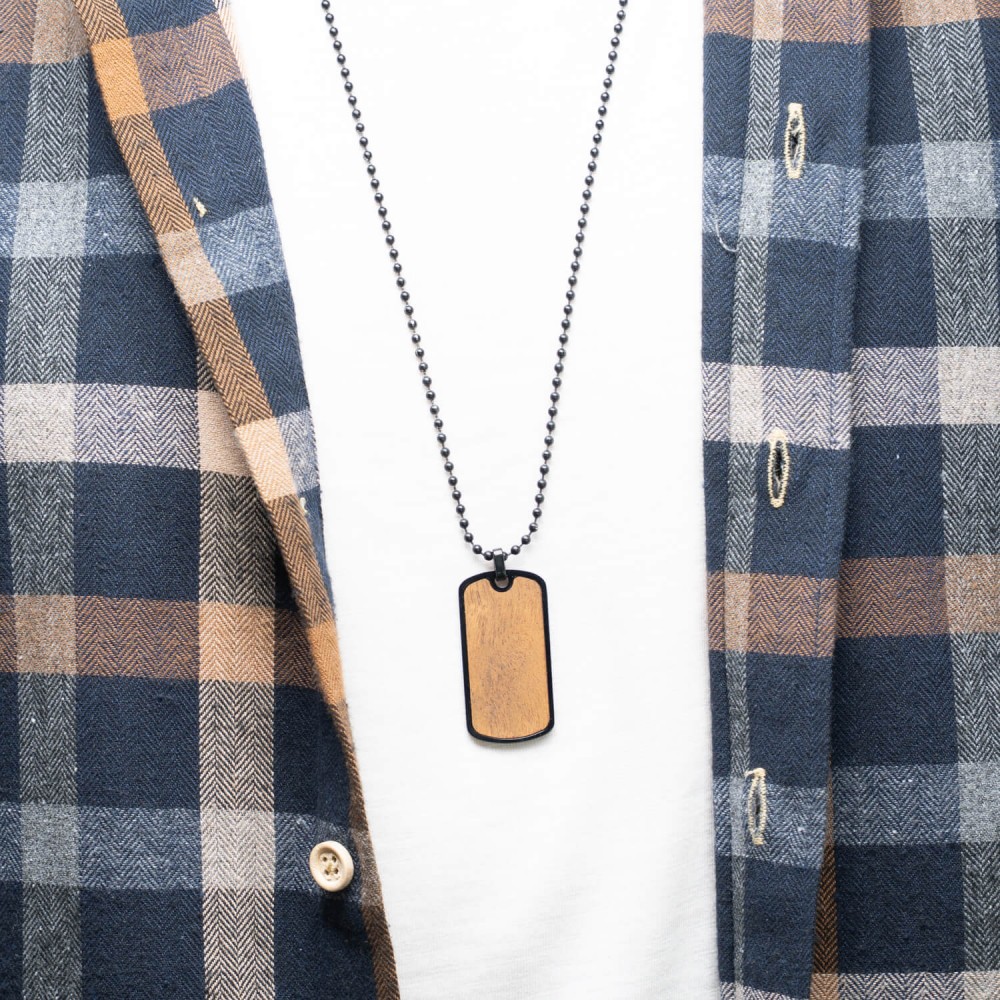 Dog tag Bewood  - Imbuia (5)