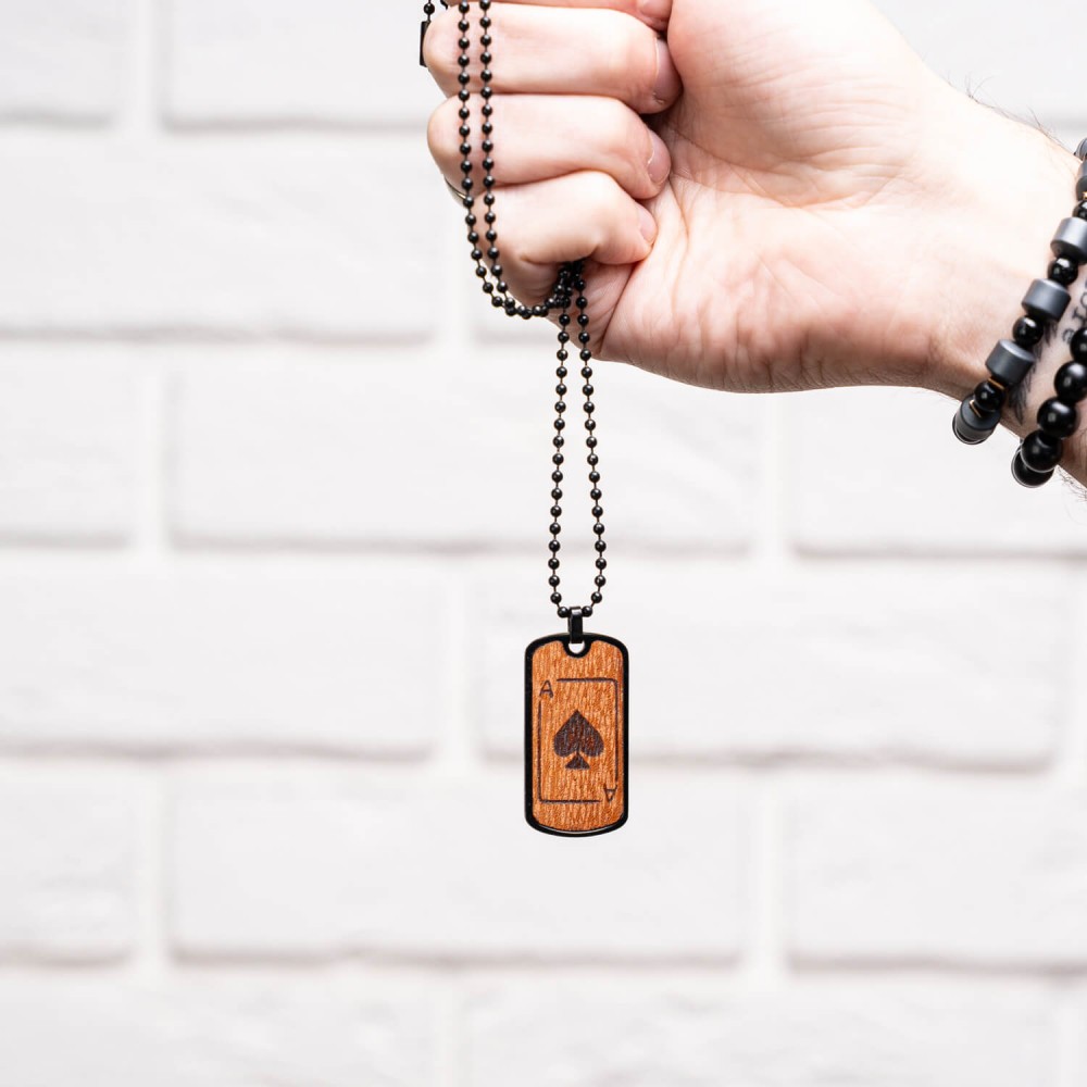 Dog tag Bewood  - Ace of Spades (4)