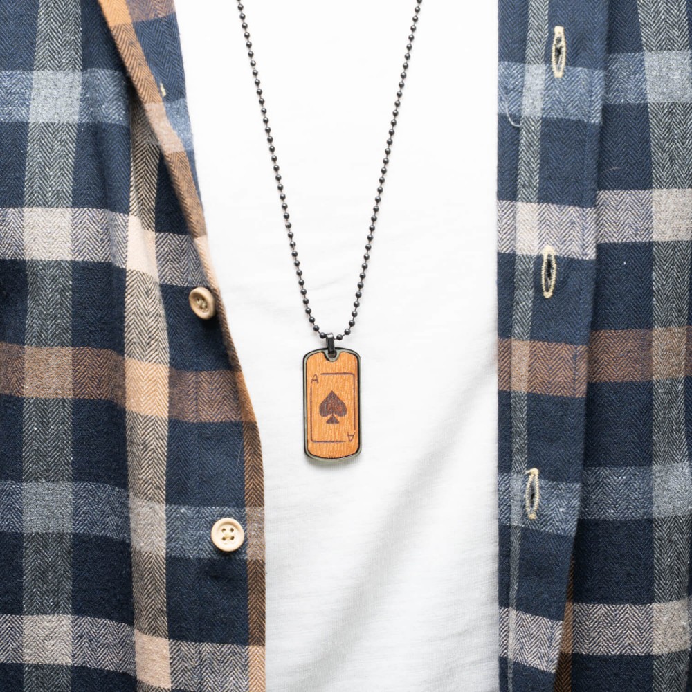 Dog tag Bewood  - Ace of Spades (5)