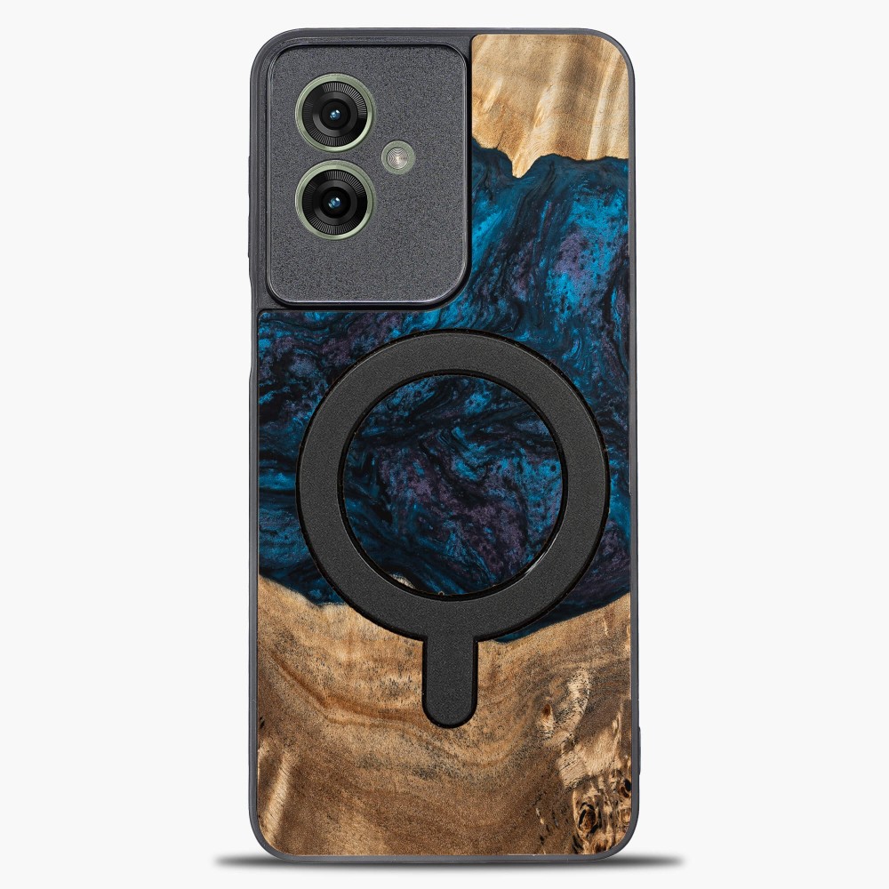 Etui Bewood Unique do Motorola G55 5G - Planets - Neptun z MagSafe (1)