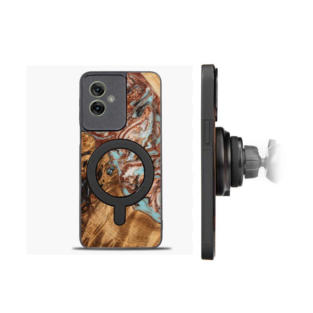 Etui Bewood Unique do Motorola G55 5G - Planets - Jowisz z MagSafe (2)