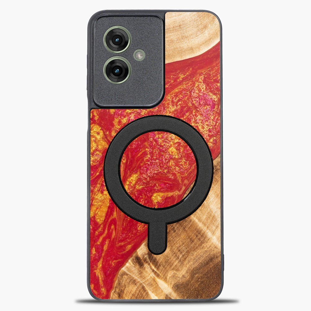 Etui Bewood Unique do Motorola G55 5G - Neons - Paris z MagSafe (1)