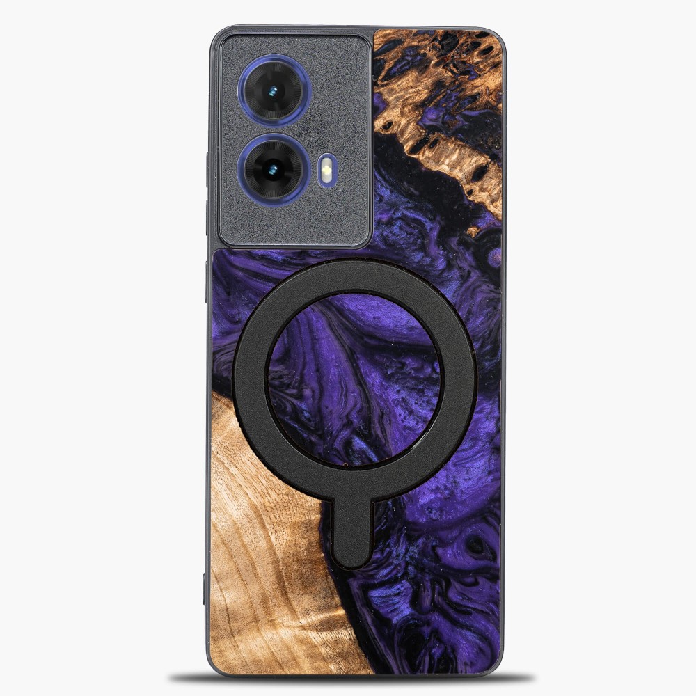 Etui Bewood Unique do Motorola G85 5G - Violet z MagSafe (1)